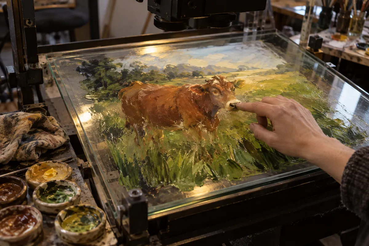 Paint-on-Glass Animation
