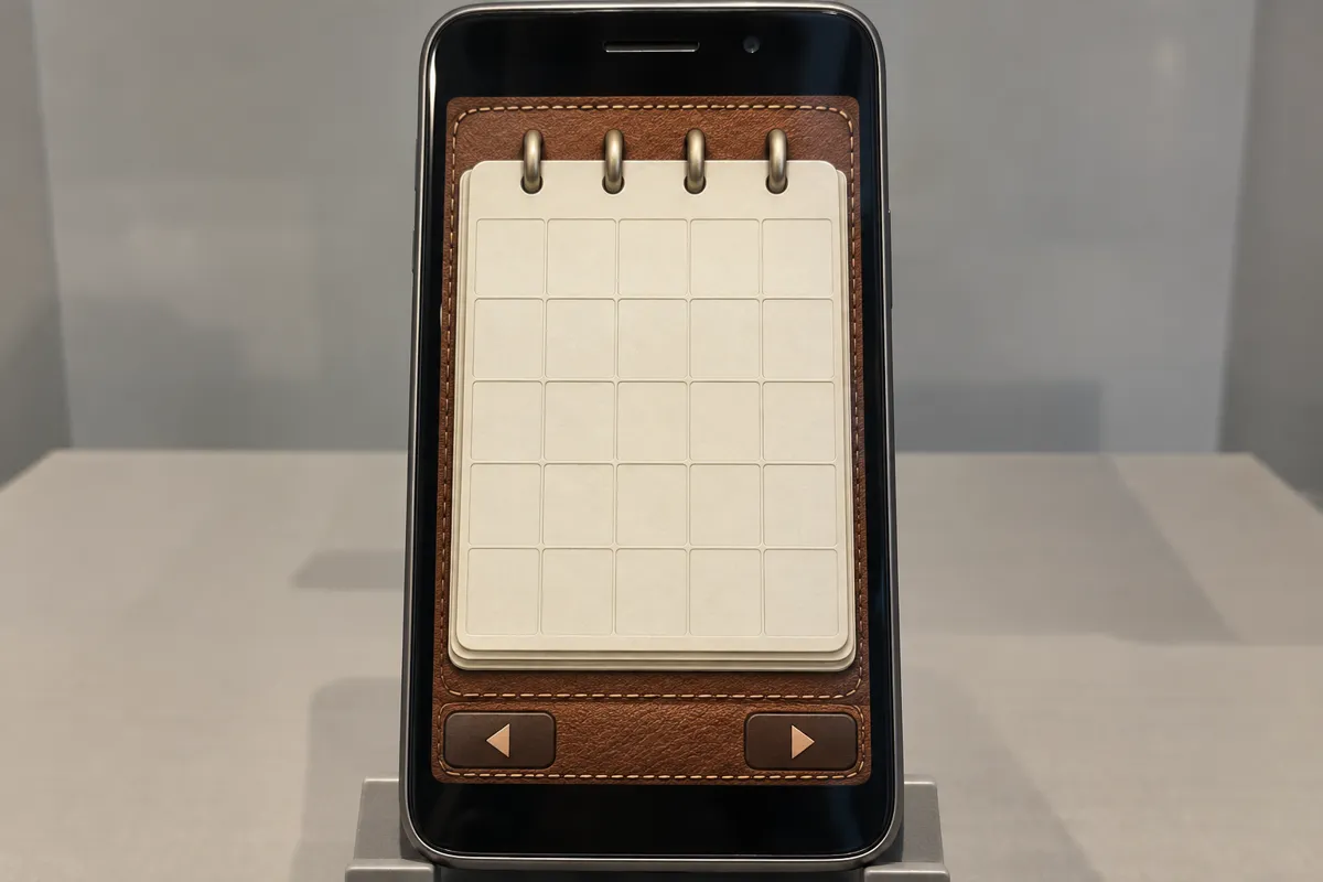 Skeuomorphic Interface