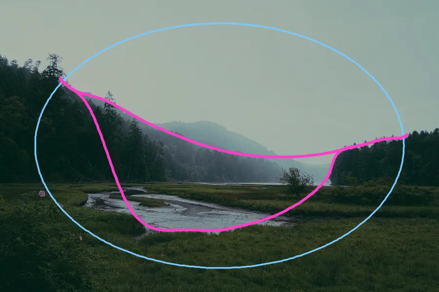 Active Contour Snake, applied to “Paul Jarvis 2013-06-09 (Unsplash Cm7oKel-X2Q)”