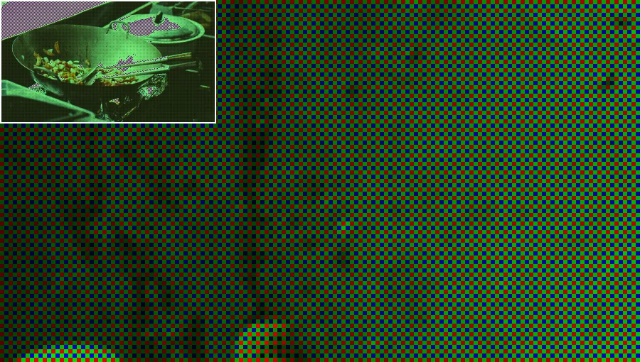 Bayer CFA Mosaic, applied to “Letchworth Garden City, United Kingdom (Unsplash r8lDTtSWGUc)”