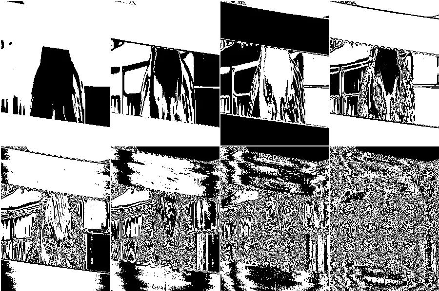 Bit-Plane Slicing, applied to “Horse and Fence (Unsplash)”