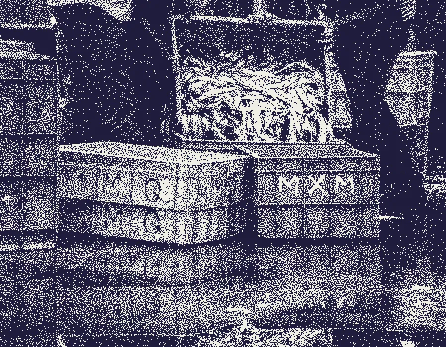 Blue-Noise Dither, applied to “Fresh catch at a fish market (Unsplash)”