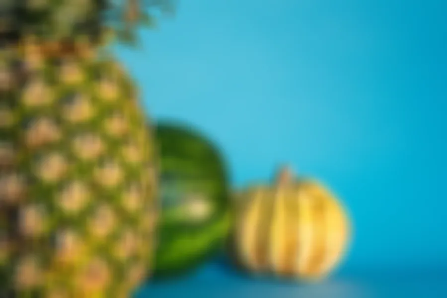Box Blur, applied to “Fruit collection (Unsplash)”