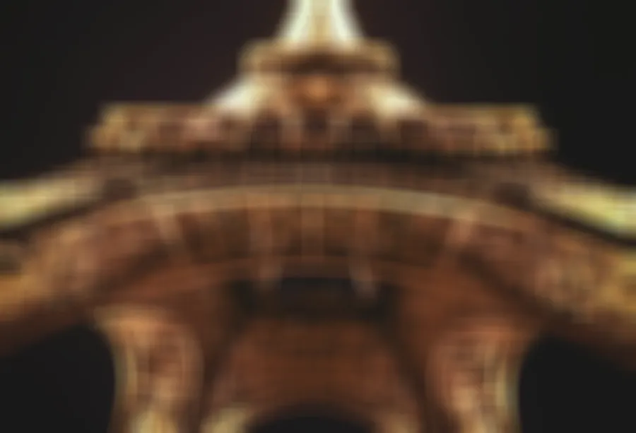 Box Blur, applied to “Eiffel Tower at night (Unsplash Fy1UlOIKBII)”