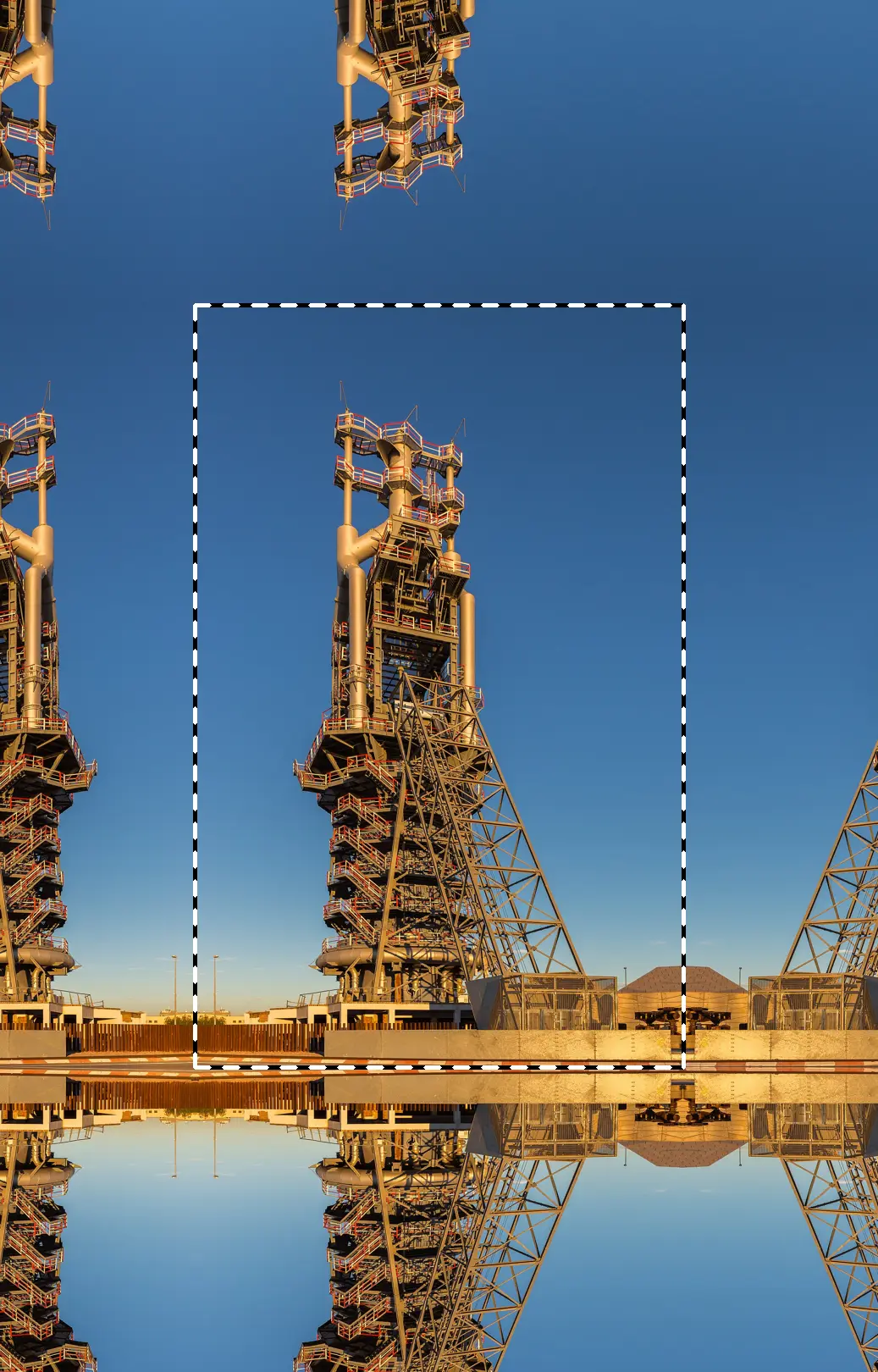 Canvas Extension, applied to “Alto Horno, Puerto de Sagunto, España, 2015-01-04, DD 91”