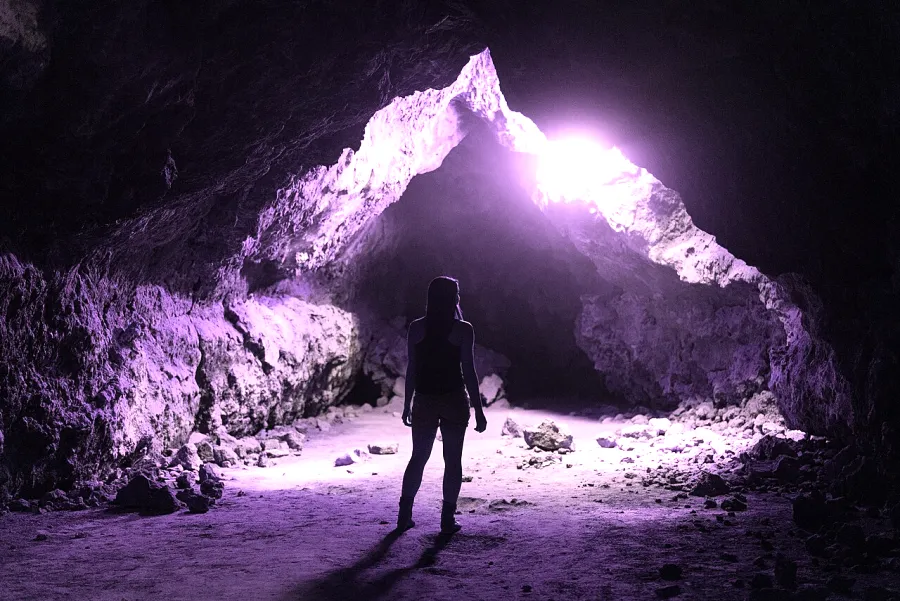 Channel Mixer, applied to “Exploring Desert Caves (Unsplash)”