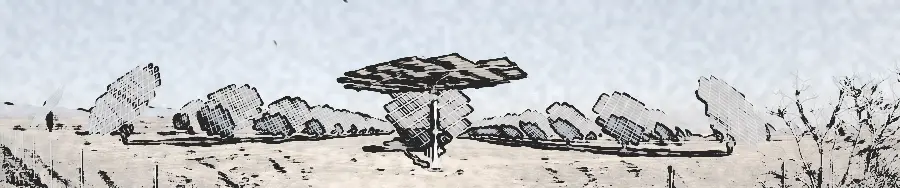 Charcoal Contours, applied to “Paneles solares en Cariñena, España, 2015-01-08, DD 09-12 PAN”