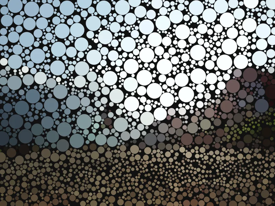 Circle Packing Mosaic, applied to “Dương Trần Quốc 2015-05-05 (Unsplash)”