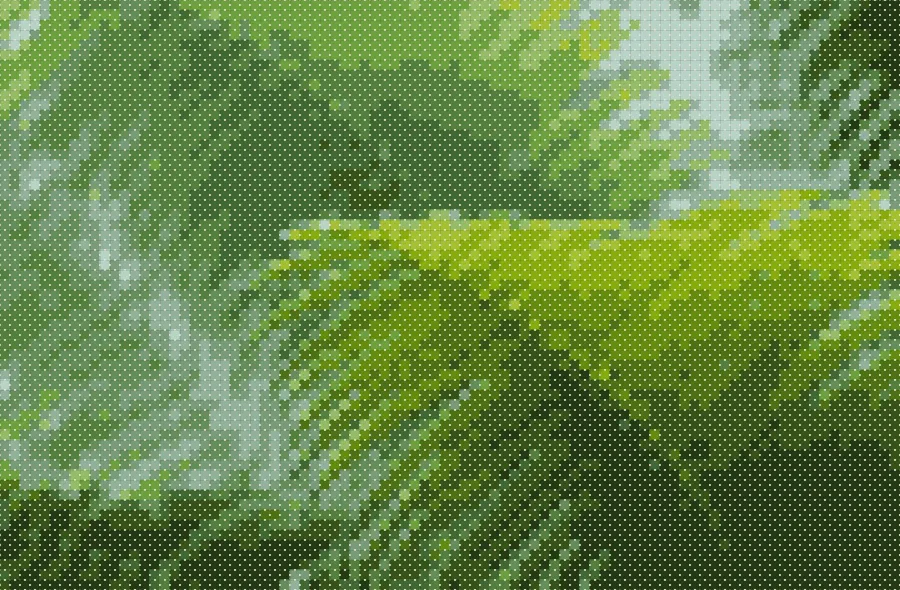 Cross-Stitch Pattern, applied to “Jeremy Bishop 2016-09-01 (Unsplash SltlOI33APs)”