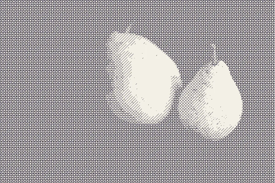 Crosshatching, applied to “Fruit Pun (Unsplash)”