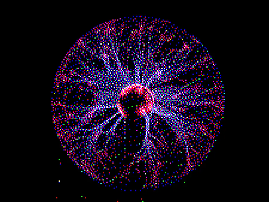 Floyd–Steinberg Dither, applied to “Plasma-lamp”