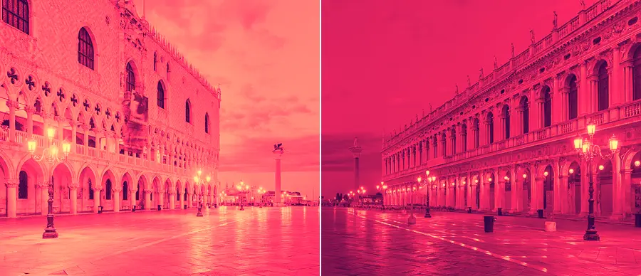 Gradient Map, applied to “Piazzetta San Marco Venice BLS”