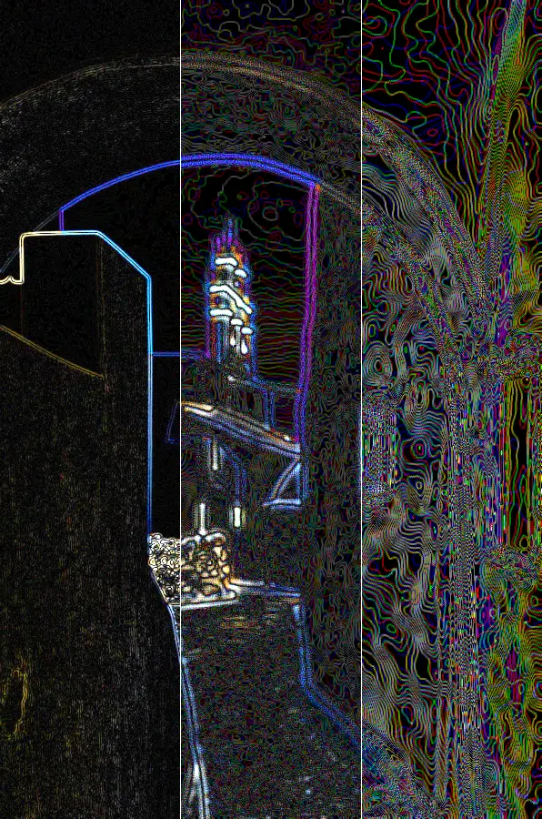 Laplacian of Gaussian, applied to “07-17-2012 - Emborio - Emporio - Santorini - Greece - 11”