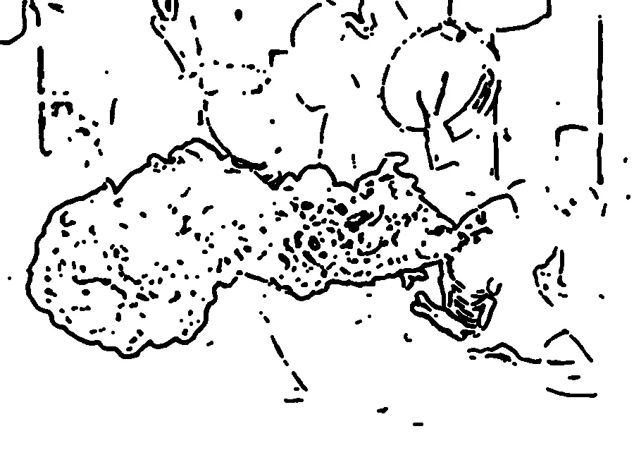 Line Art Control, applied to “Fire breathing 2 Luc Viatour”