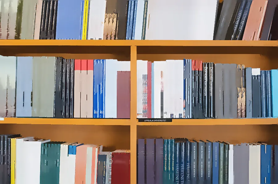 Mean Shift Segmentation, applied to “Uppsala Library (Unsplash)”