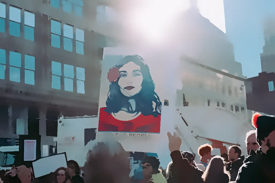 Mean Shift Segmentation, applied to “We the people 1 (Unsplash)”