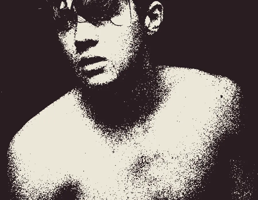 Mezzotint, applied to “Shades of emotions (Unsplash)”