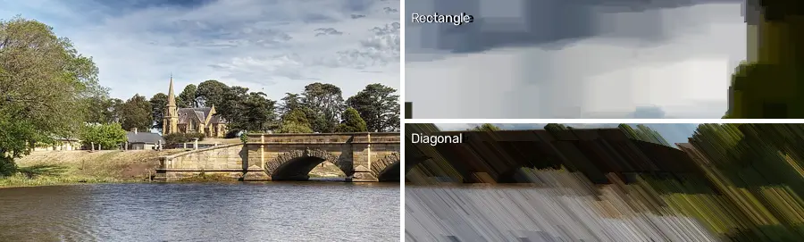 Morphological Opening, applied to “Ross Bridge”