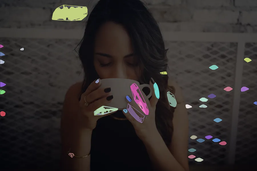 MSER Regions, applied to “Two Hands Cafe, New York, United States (Unsplash KCOqLoqpfk)”
