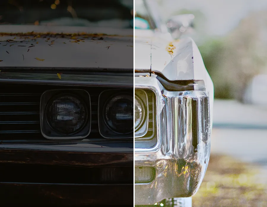 Multi-Scale Retinex, applied to “Strathcona vintage car (Unsplash)”