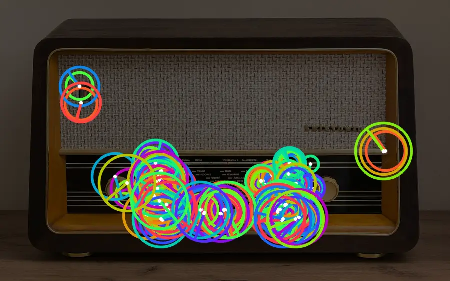 ORB Keypoints, applied to “2017 Odbiornik radiowy Światowid”