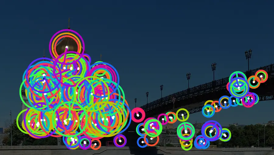 ORB Keypoints, applied to “Moscow July 2011-34a”