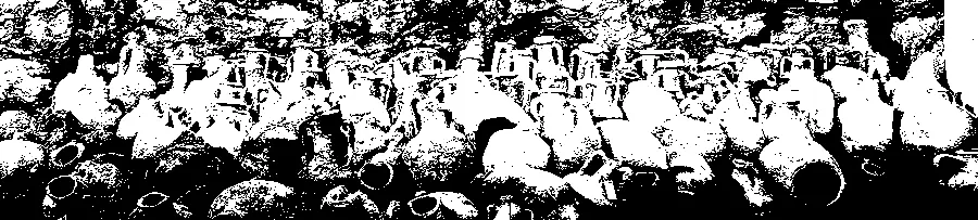 Otsu Binarization, applied to “Anfiteatro de Pula, Croacia, 2017-04-16, DD 35”