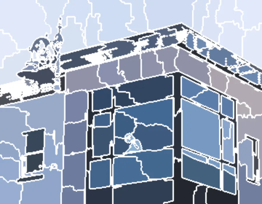 Quickshift Superpixels, applied to “See it from the window (Unsplash)”