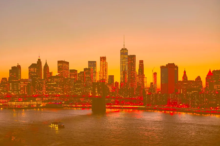 Reinhard Color Transfer, applied to “Panorama of Brooklyn bridge and Manhattan”