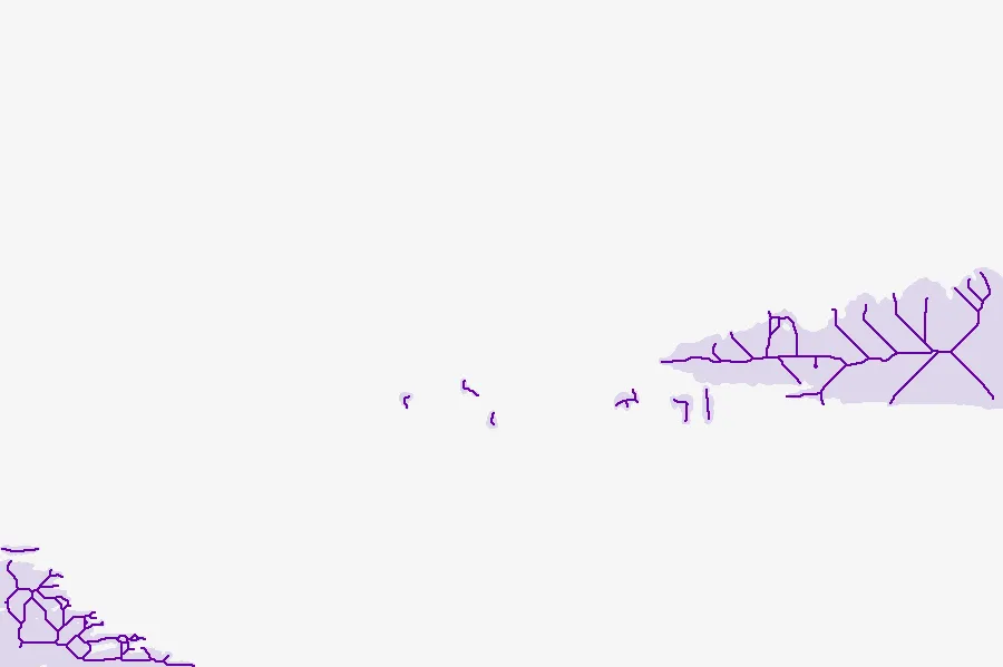 Skeletonization, applied to “People standing on the beach (Unsplash)”