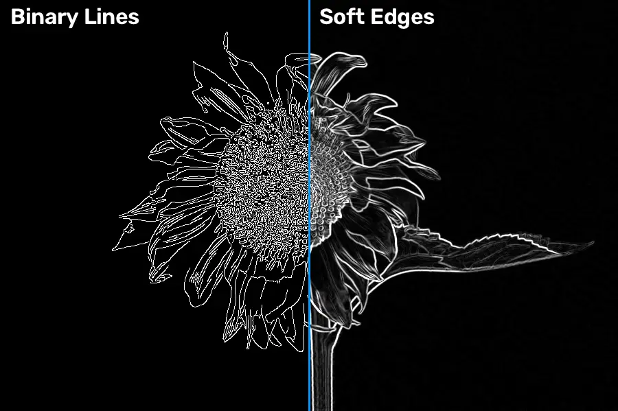 Soft Edges, applied to “Eberndorf Köcking Sonnenblumenfeld Biohof Tomic 18072014 0792”