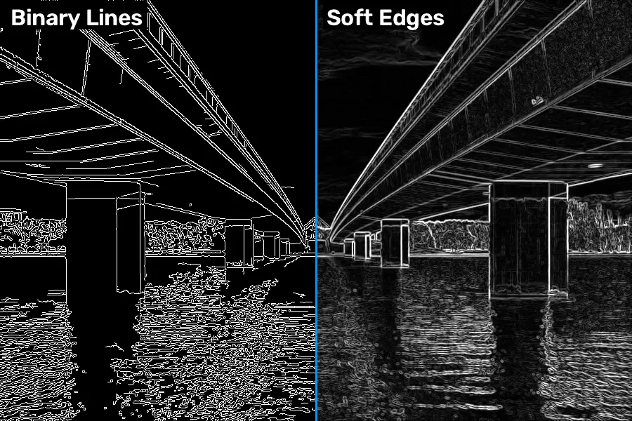 Soft Edges, applied to “Canberra (AU), Commonwealth Avenue Bridge -- 2019 -- 1811”