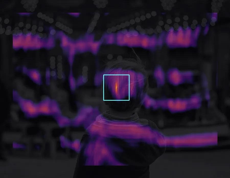 Template Matching Heatmap, applied to “Marjorie Bertrand 2016-07-03 (Unsplash)”