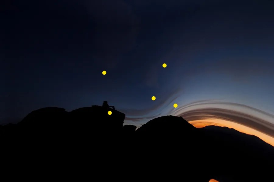 Thin-Plate Spline Warp, applied to “Dreaming in Joshua Tree (Unsplash)”