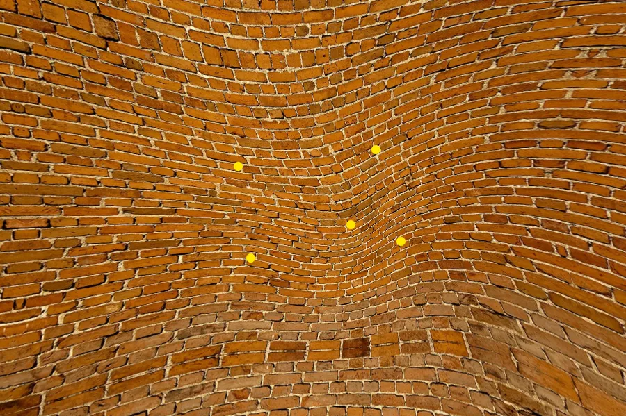 Thin-Plate Spline Warp, applied to “Brickwall (Unsplash)”