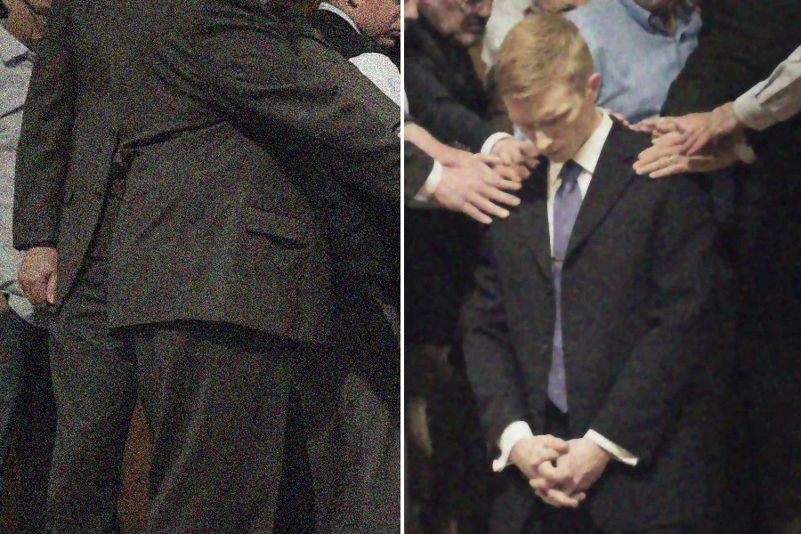 Total Variation Denoising, applied to “Young pastor being ordained. (Unsplash)”