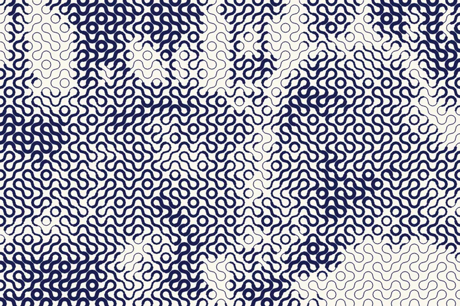 Truchet Tiles, applied to “Snow Monkeys in Nagano, Japan (Unsplash)”