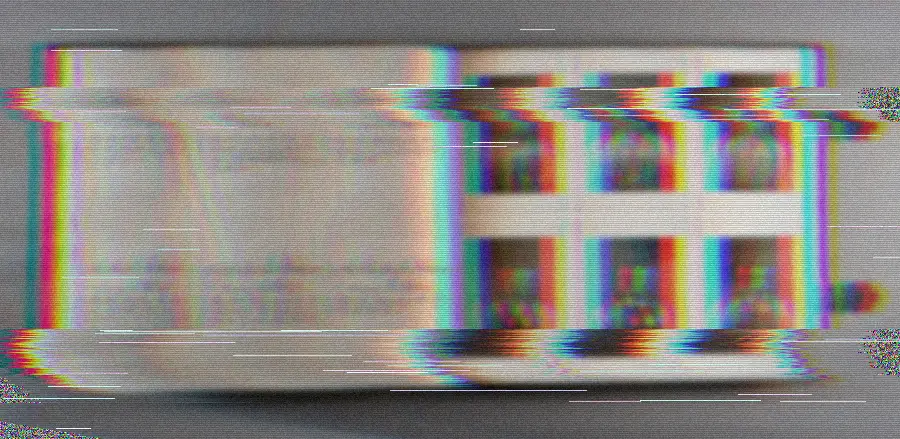 VHS Tracking Noise, applied to “Ur Photografiskt Album för år 1861 öfver fångar förvarade å Landskrona fästning ”