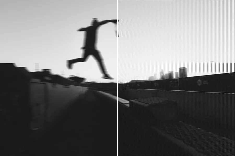 Wiener Deblurring, applied to “Train Jumper (Unsplash)”