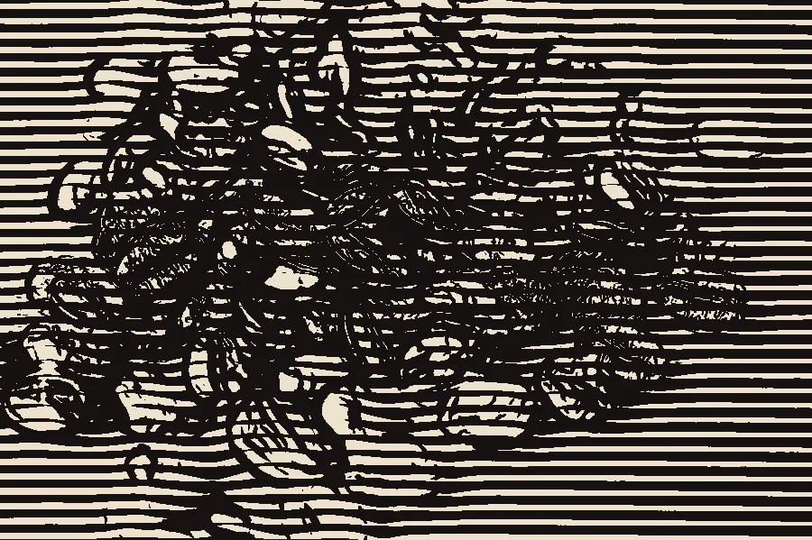 Woodcut Print, applied to “Geisha Coffee”